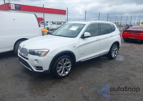 2015 BMW X3 xDrive28D from USA, damaged, VIN 5UXWY3C52F0E97882